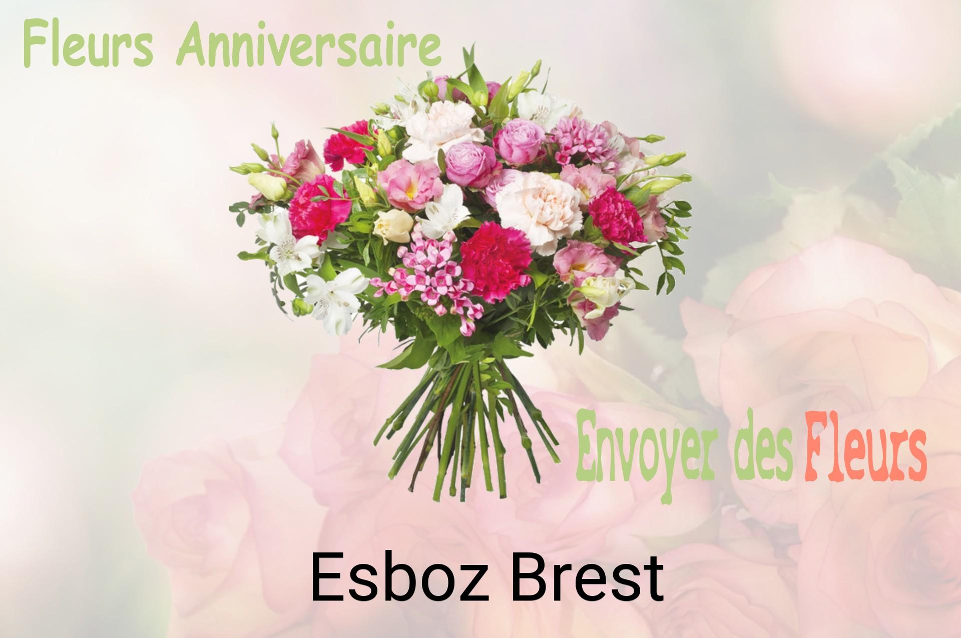 Bouquet de fleurs d’anniversaire livré à Esboz-Brest