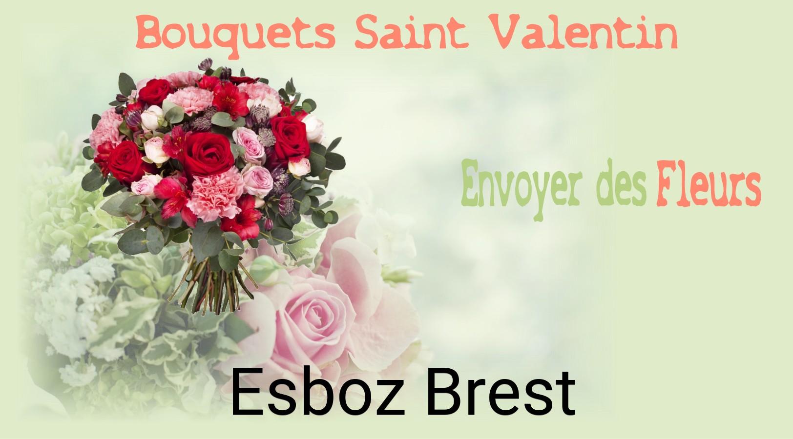 Roses de Saint-Valentin livrées à Esboz-Brest
